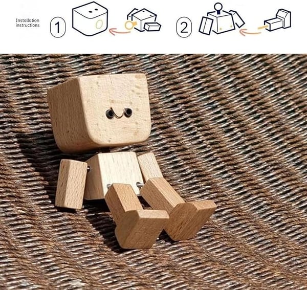 MoodBuddy™ | A Little Wooden Friend That Moves With You