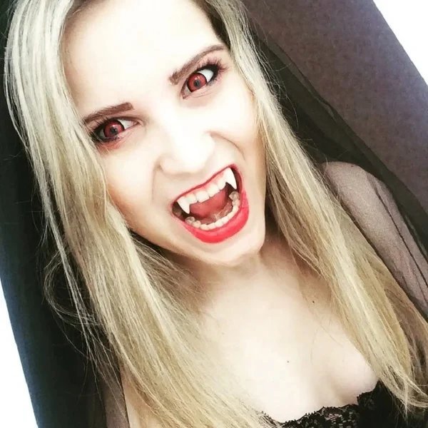 VampBite™ | Retractable Vampire Fangs That Snap Into Scare Mode!