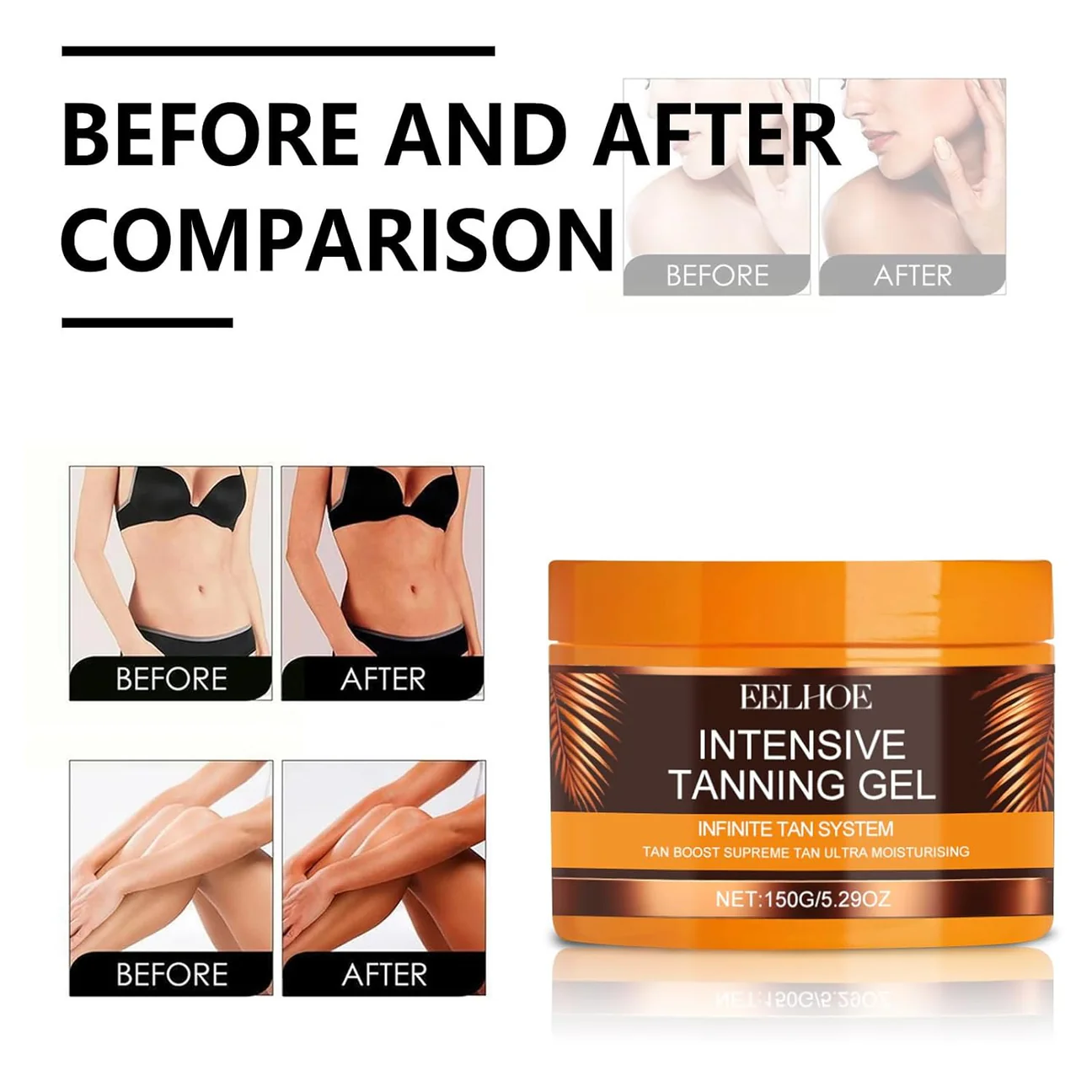 BronzeLuxe™ | Skin-Loving Tanning Gel For A Natural Glow