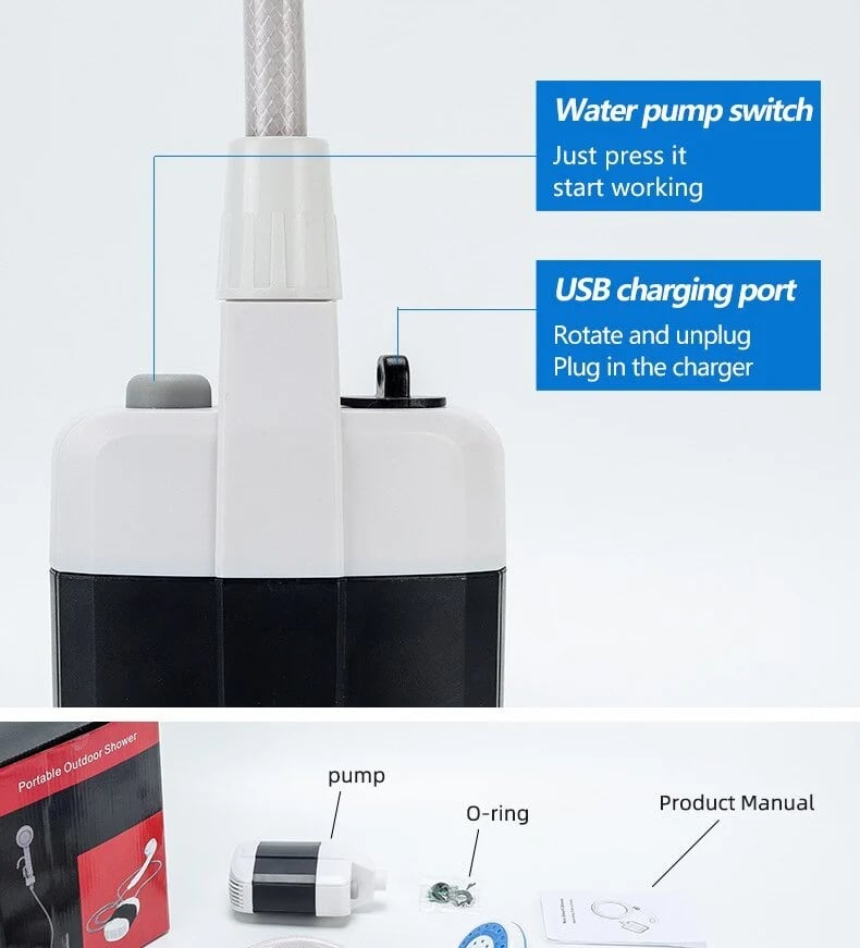 ShowerMate™ | Your Personal Shower, Wherever You Roam!