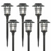 Garden lamps | Solar torch set of 6 pieces.