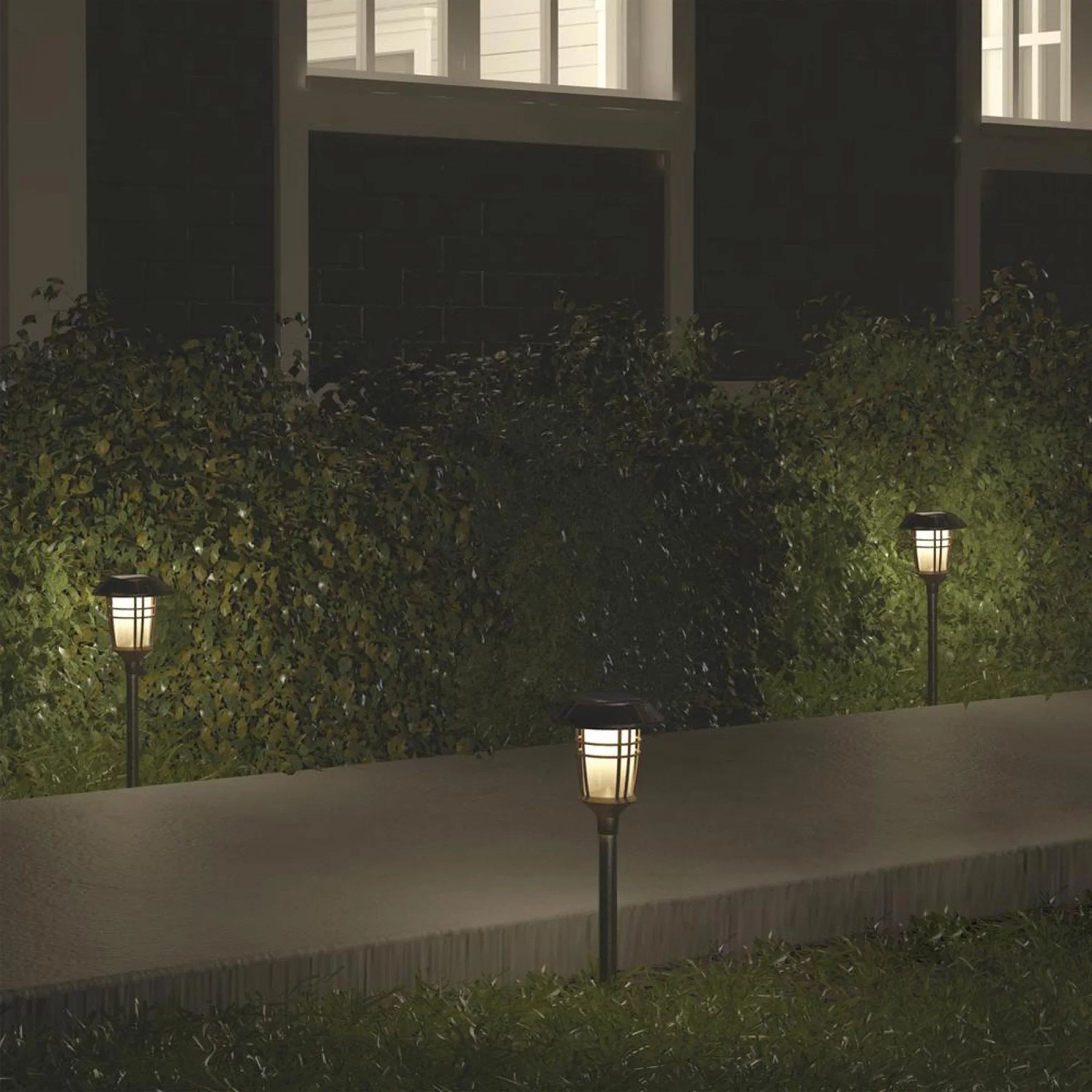 Garden lamps | Solar torch set of 6 pieces.