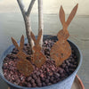 RusticRabbit™ Metal Easter Bunny Garden Decor