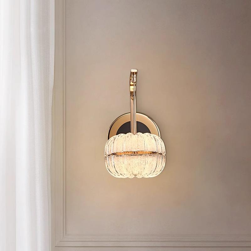 Luxury Pumpkin Style Wall Lamp