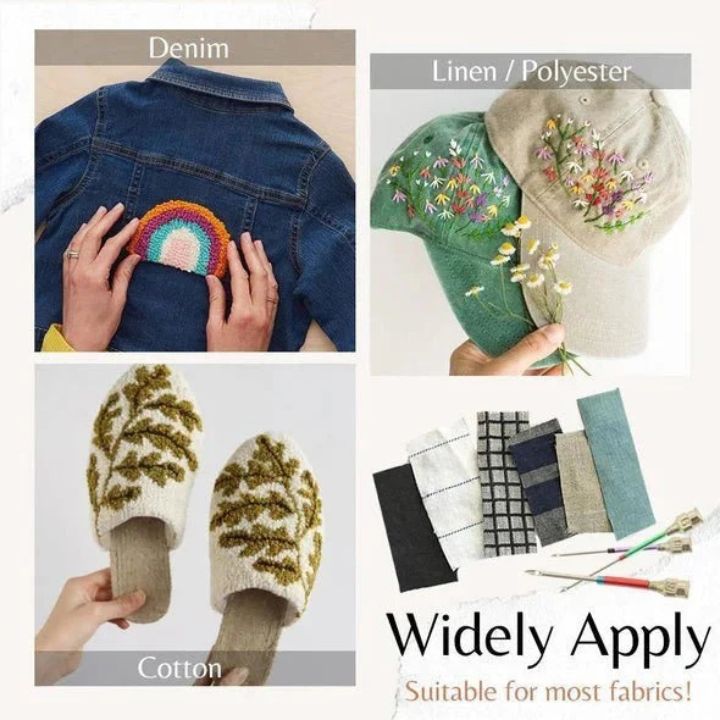 ThreadCraft™ | Full Embroidery Kit For All DIY Projects