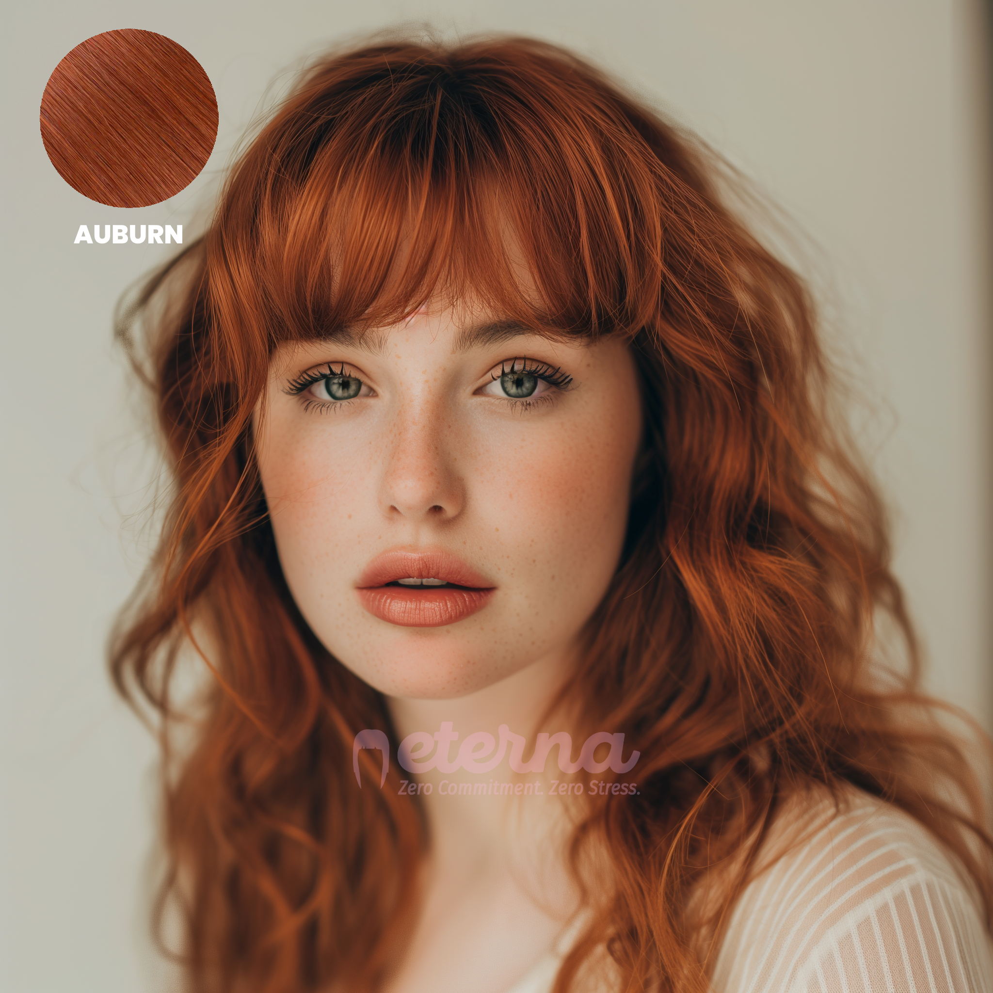 Luxe™ | Effortless Natural Look with Customizable Fit Clip-On Bangs
