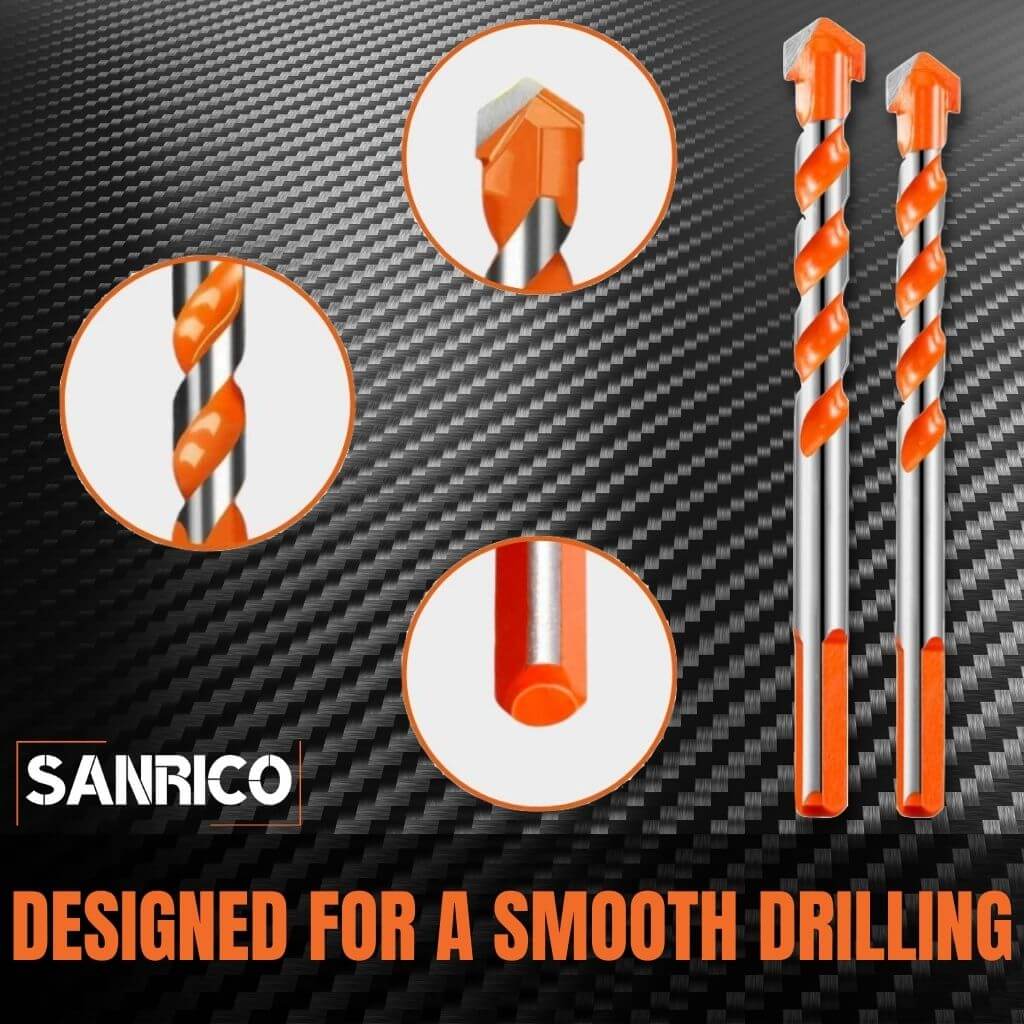 DrillForce™ | From Wood to Brick — One Bit Does It All!