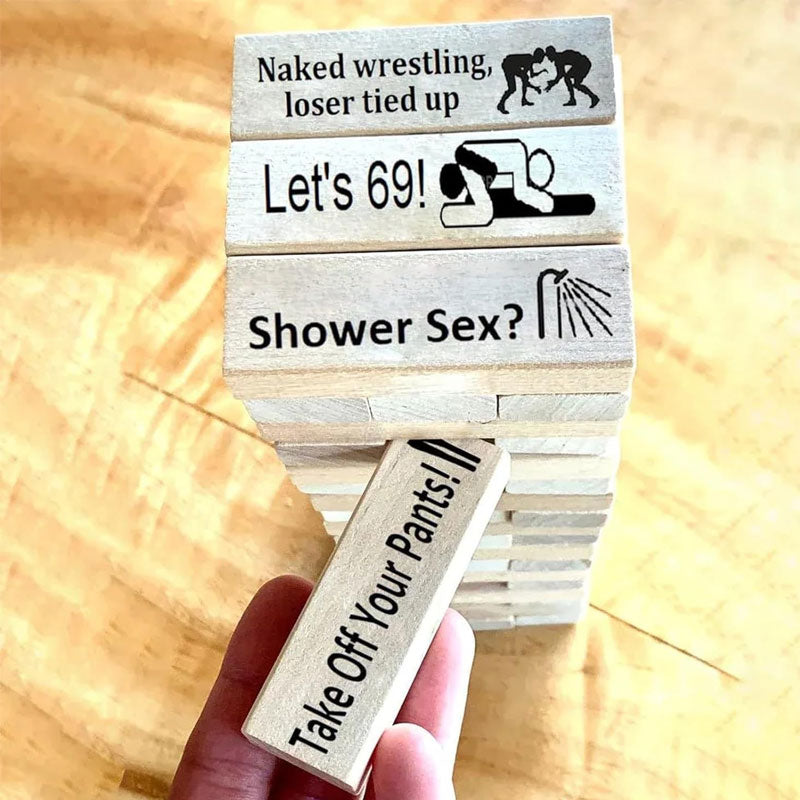 FlirtStack™ | Where Every Block Reveals a Secret… or a Dare!