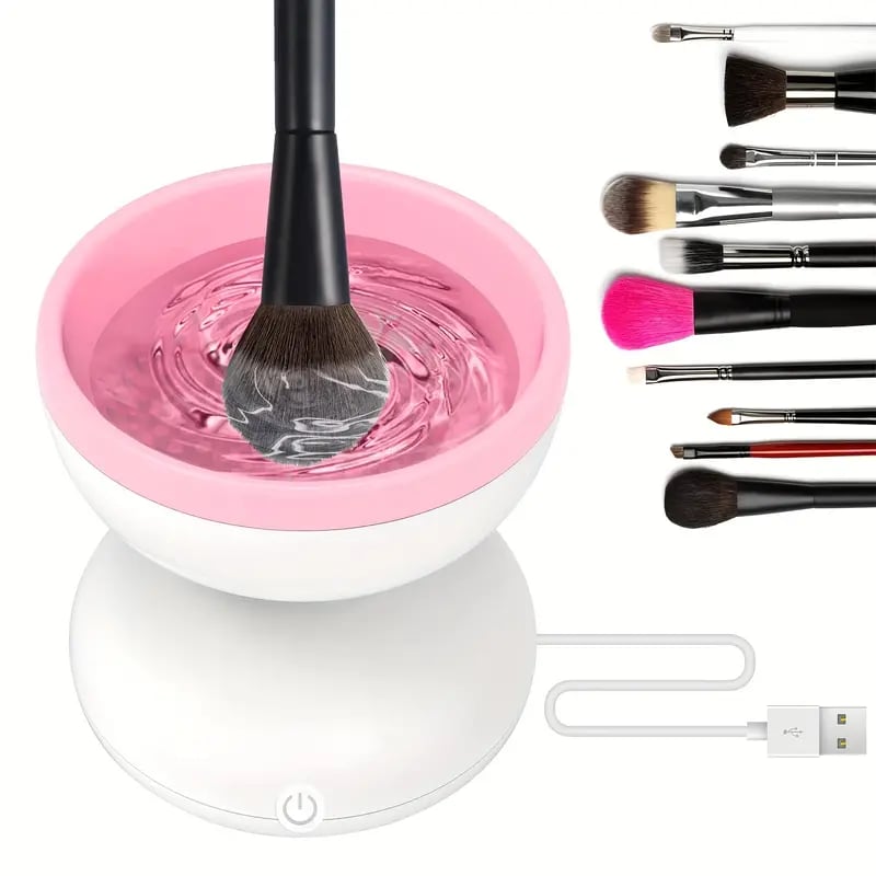 CleanGlam™ | Effortless Brush Cleaning for Perfect Makeup Every Time!