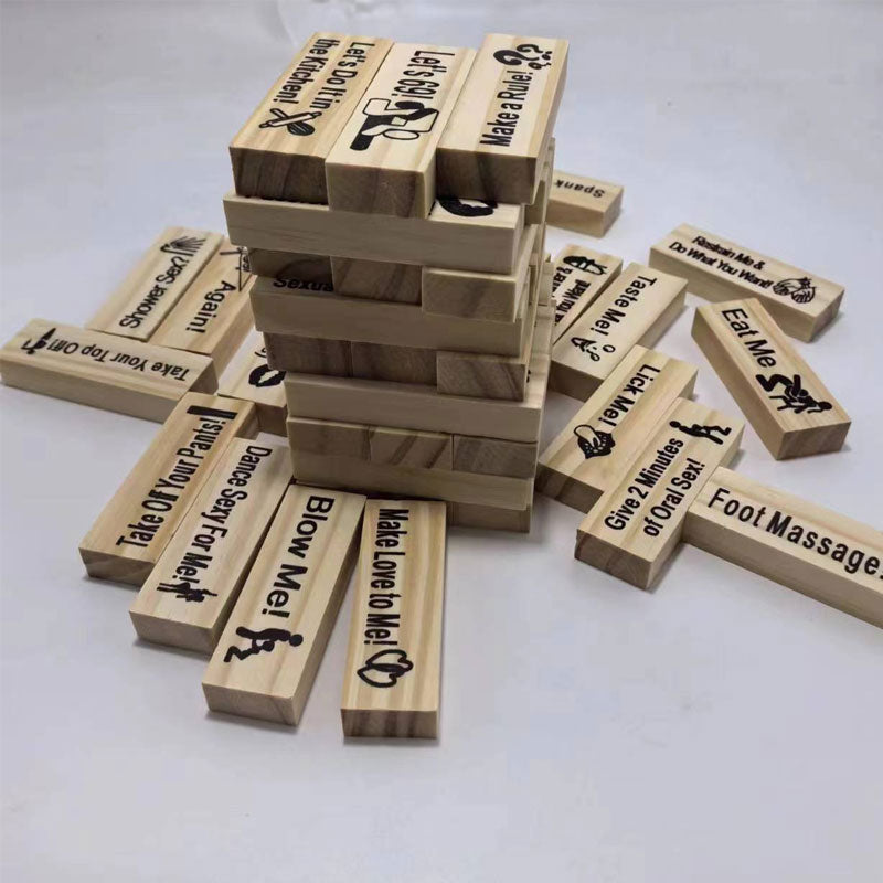 FlirtStack™ | Where Every Block Reveals a Secret… or a Dare!