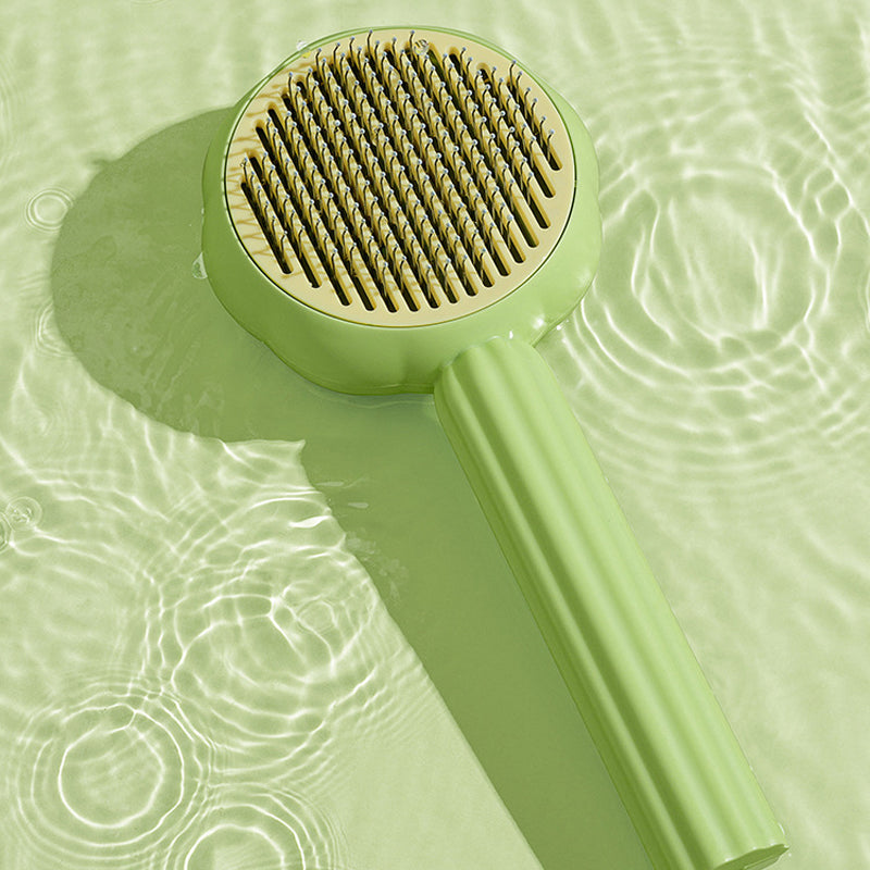 FurClean™ | Self-Cleaning Needle Comb for Effortless Grooming
