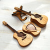 TimberTine™ | Wooden Guitar Pick Box With Stand