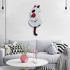 TailTime™ | Nordic Cat Wagging Tail Wall Clock