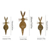 RusticRabbit™ Metal Easter Bunny Garden Decor