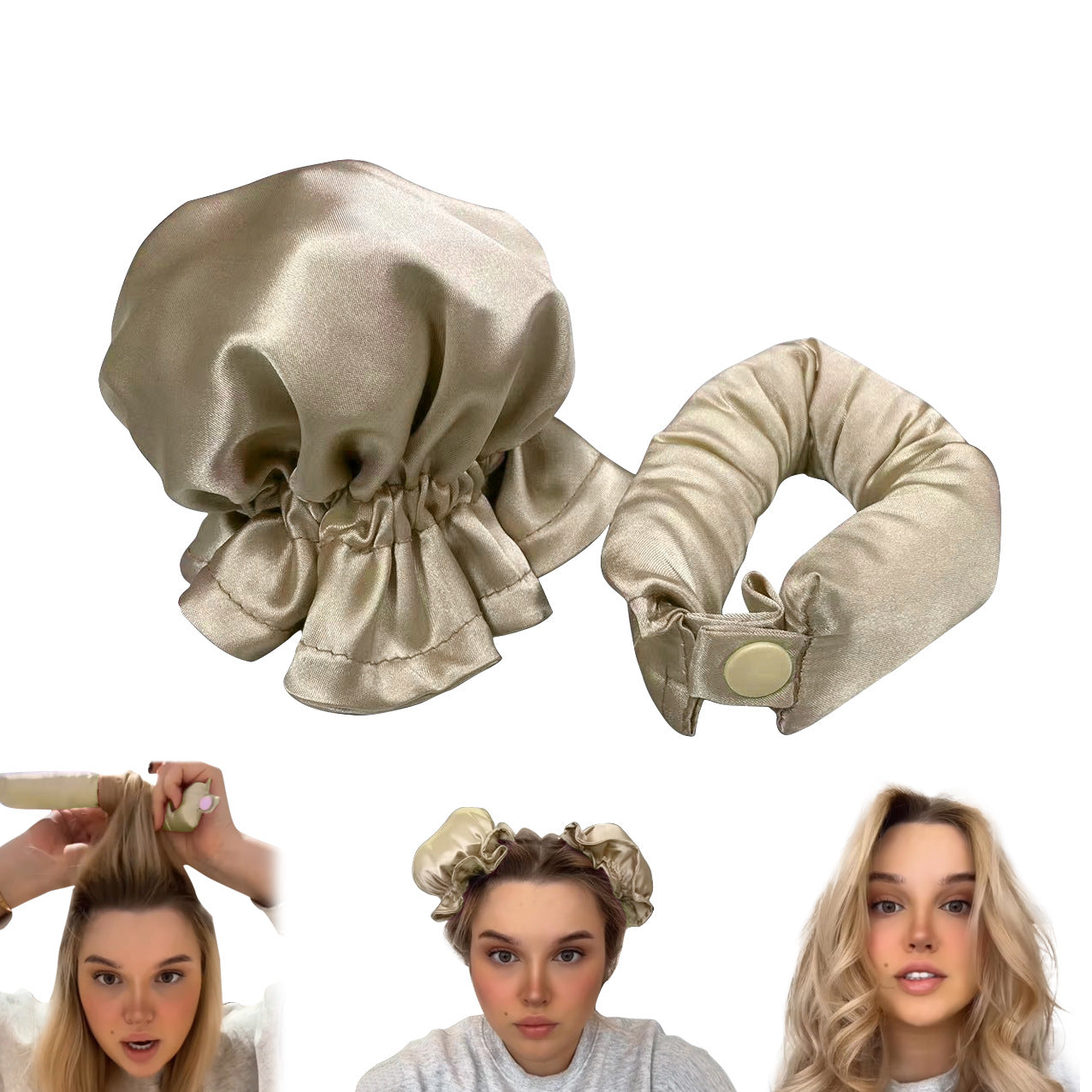 CurlGlam™ | Effortless Heatless Curlers