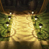 Garden lamps | Solar torch set of 6 pieces.