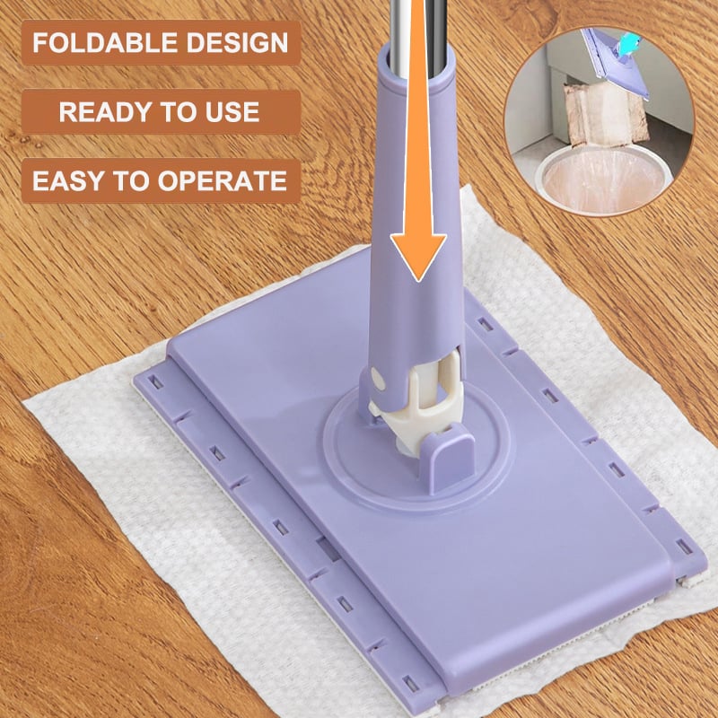 AutoWipe™ | Switch Mop Cloths Without Touching the Dirt!