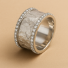 Velith™ | Vintage Silver Zirconia Ring