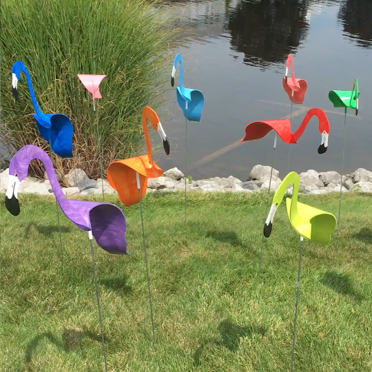 WhirlBird™ | Whimsical Spinning Garden Bird