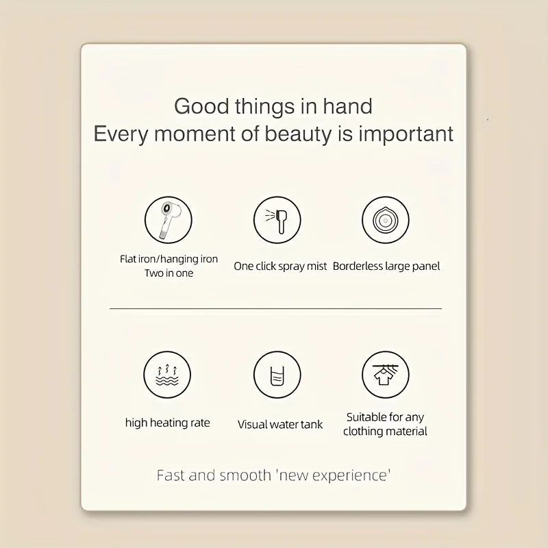 QuickIron™ | Your Portable Solution For Effortless, Wrinkle-Free Clothing!