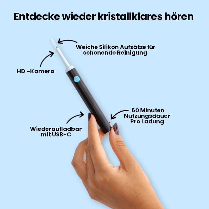 EarVision™ | See, Clean, and Care for Your Ears Safely!