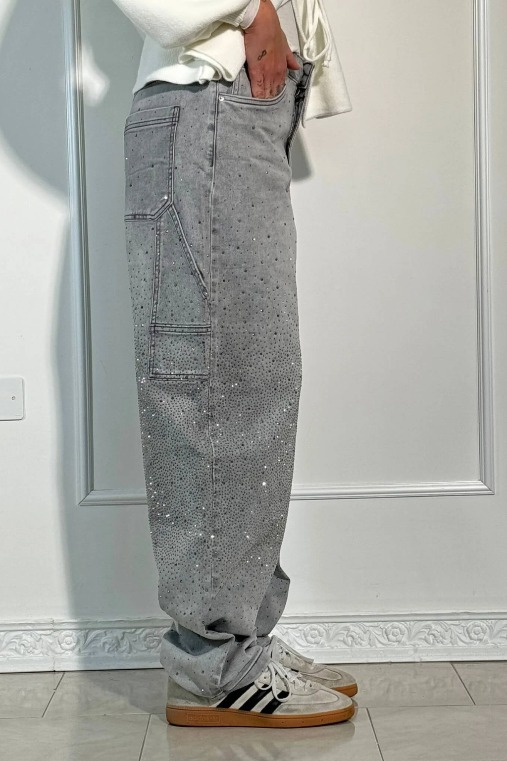 Nora™ | Baggy Glitter Pants Designed For Comfort And Style