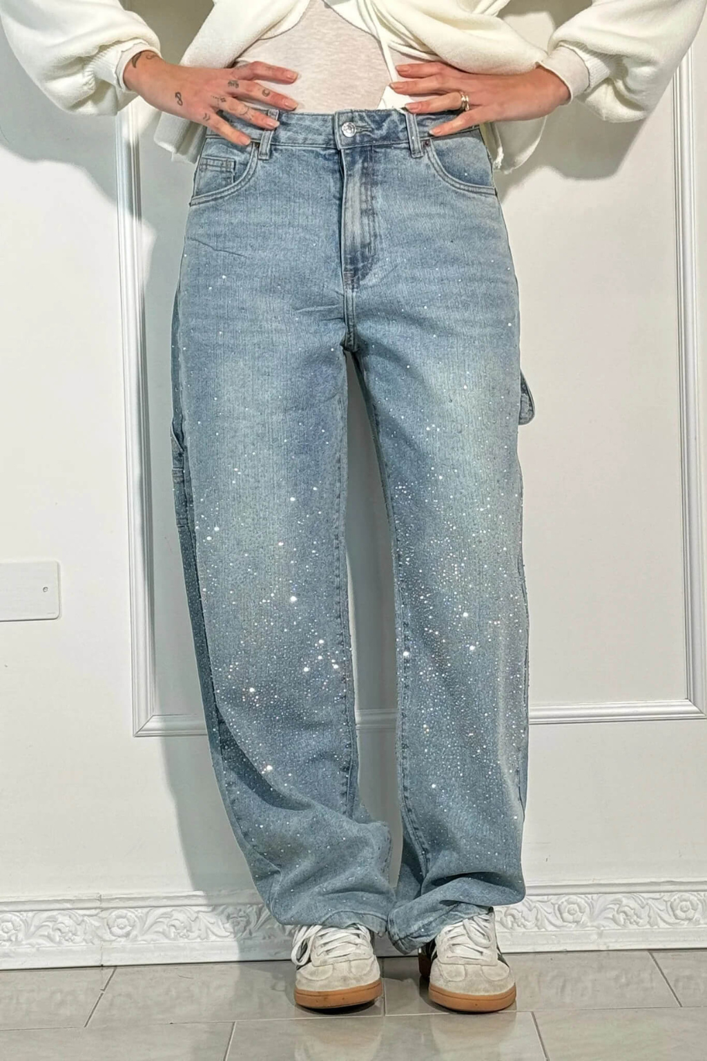 Nora™ | Baggy Glitter Pants Designed For Comfort And Style