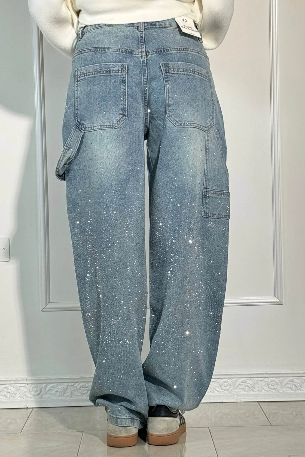 Nora™ | Baggy Glitter Pants Designed For Comfort And Style