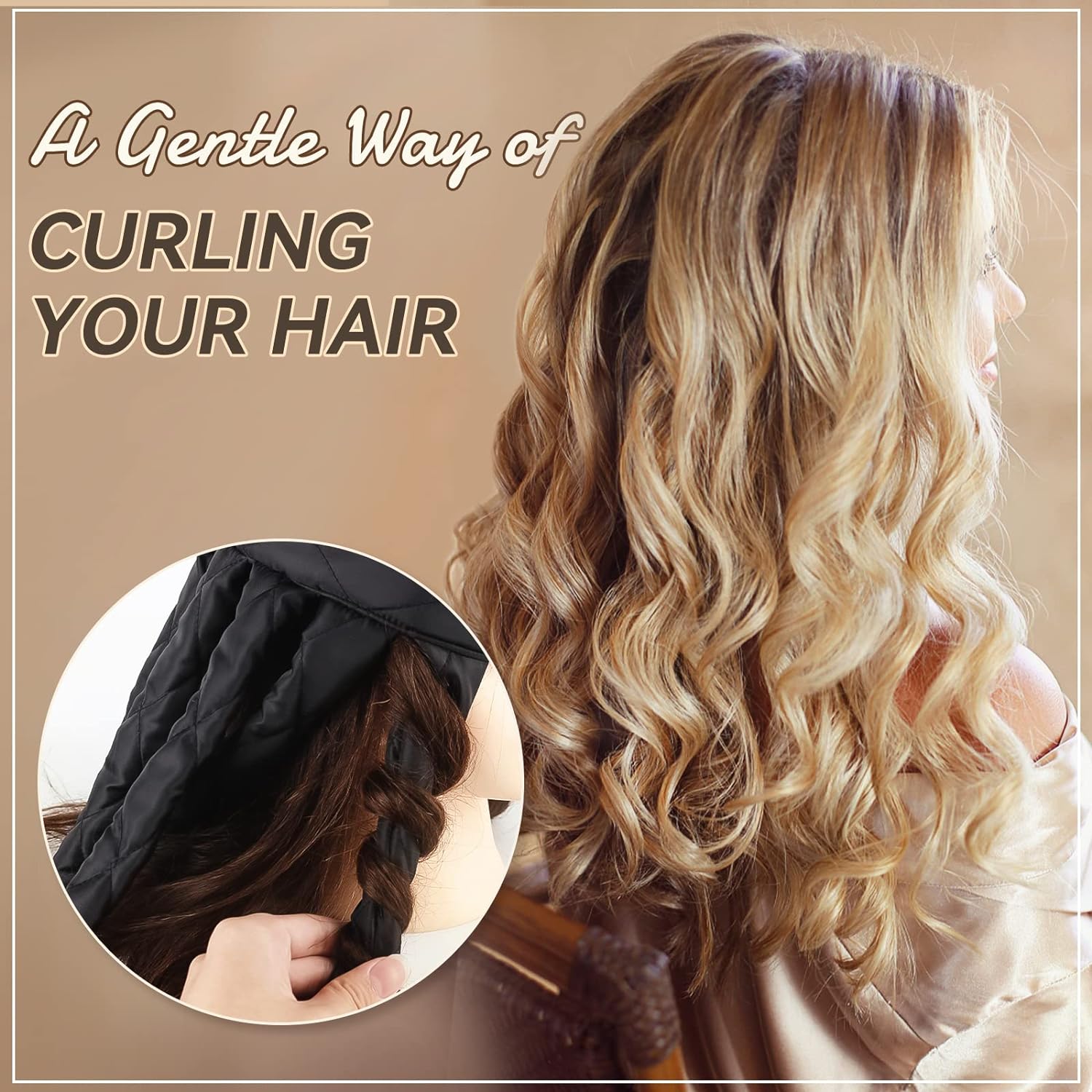 CozyCurls™ | Effortless Curls, Zero Heat Damage!