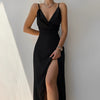 Victoria™ | Elegant High-Slit Maxi Dress