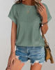 Della™ | Elegant Eyelet-Embroidered Top