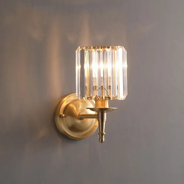 Vintage luxury Crystal Wall Light