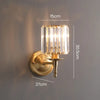 Vintage luxury Crystal Wall Light