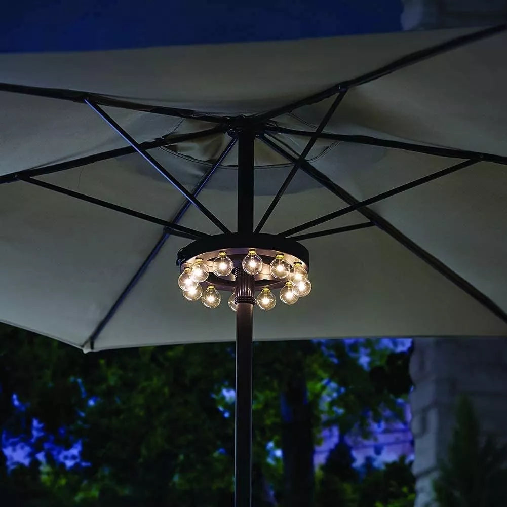 ShineShade™ | Elegant & Versatile Umbrella Lamp