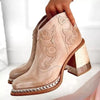 Leah™ | Norwich Embroidered Leather Boots