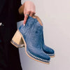 Leah™ | Norwich Embroidered Leather Boots