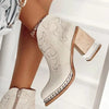 Leah™ | Norwich Embroidered Leather Boots