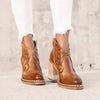 Leah™ | Norwich Embroidered Leather Boots