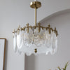 Decorative Pattern Glass Round Chandelier