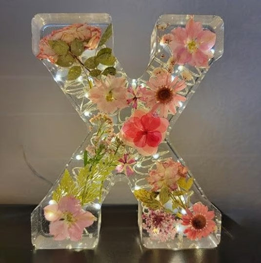 FloraGlow™ | Handmade Floral Night Light for a Dreamy Ambiance