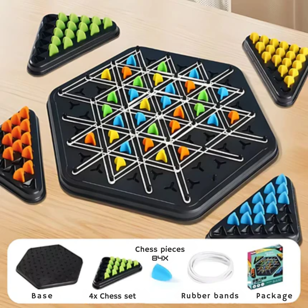 TieMaster™ | Chain Triangle Chess Game