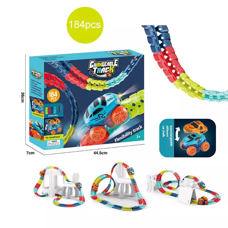 TrackTwist™ | Light-Up Racing Fun—Anywhere, Anytime!