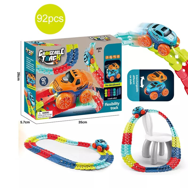 TrackTwist™ | Light-Up Racing Fun—Anywhere, Anytime!