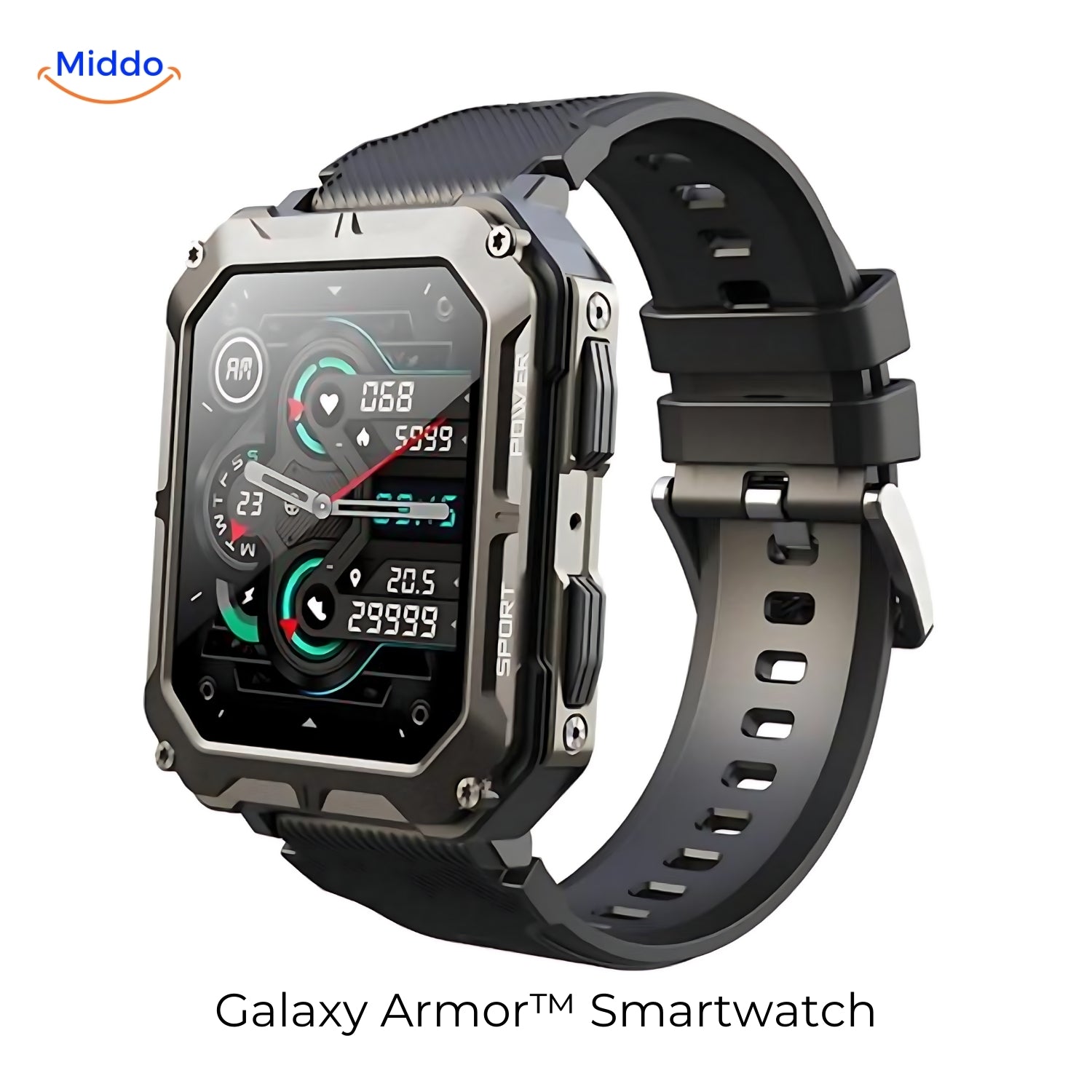 TitanGuard™ | Indestructible Smartwatch for iOS & Android