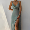 Victoria™ | Elegant High-Slit Maxi Dress