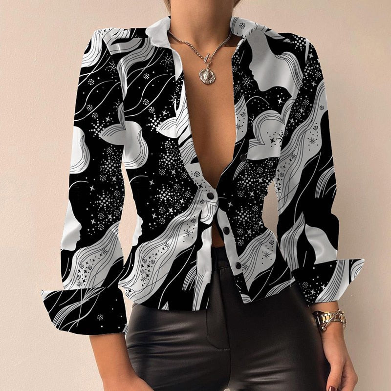 Amaris™ | Classic V-Neck Long-Sleeve Top
