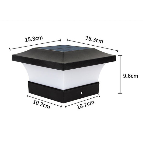 Nugee Short Light | Solar-Powered Column Light for Outdoors