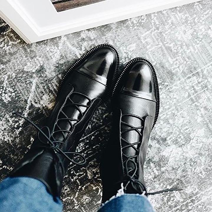 Ina™ | Vintage Look Heel Boot