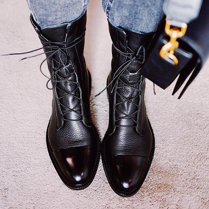 Ina™ | Vintage Look Heel Boot
