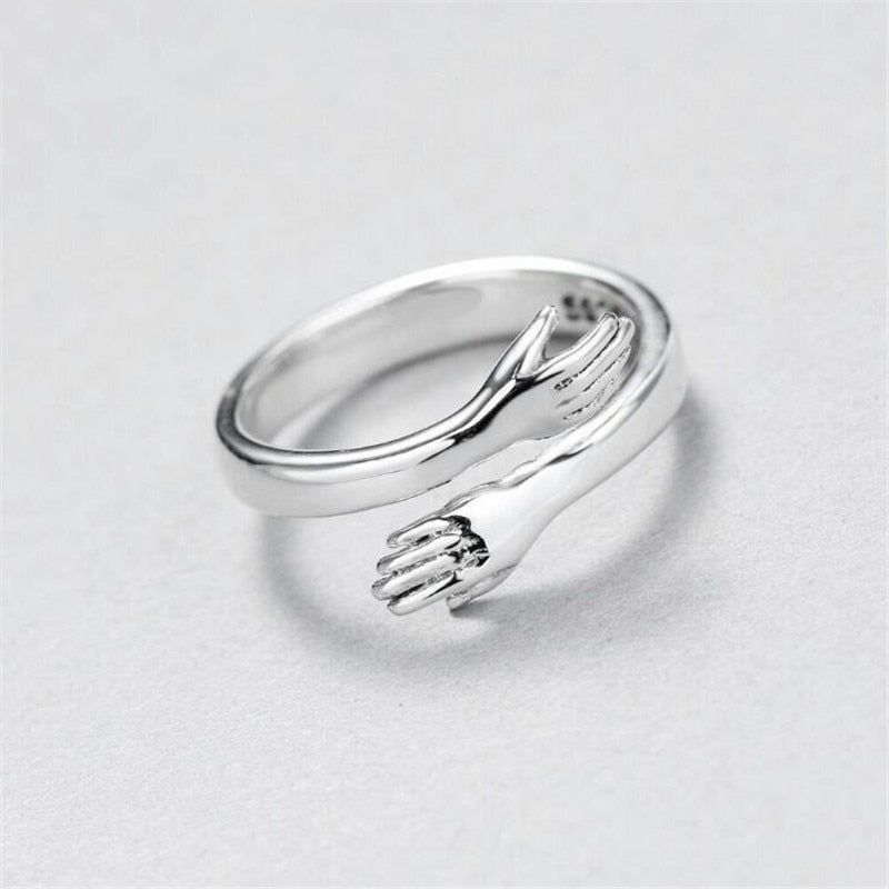 Nyssa™ | Adjustable Silver Hug Ring